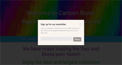Desktop Screenshot of cartoonboner.com
